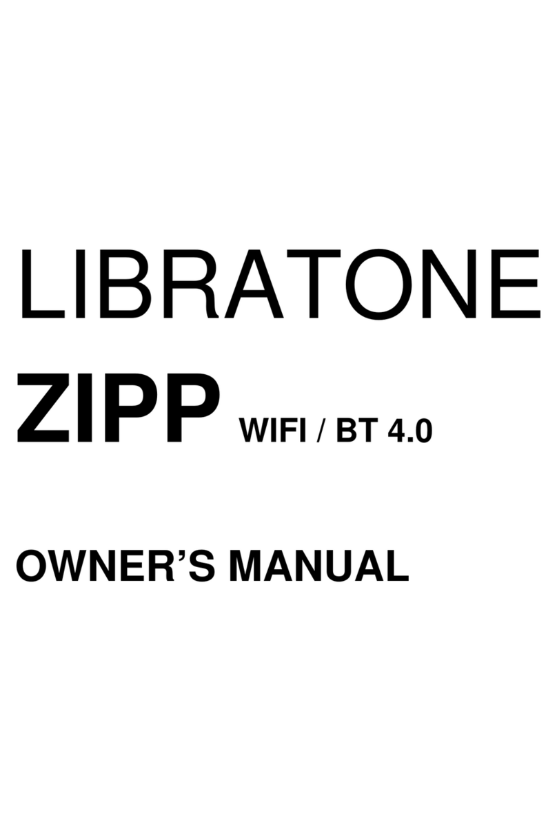 LIBRATONE ZIPP WIFI / BT 4.0 owner's manual