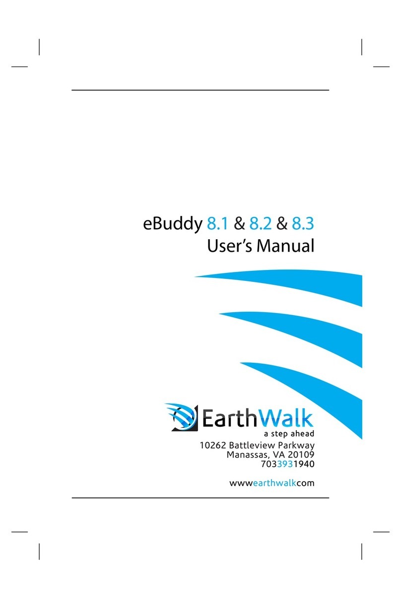 EarthWalk eBuddy 8.1 User manual
