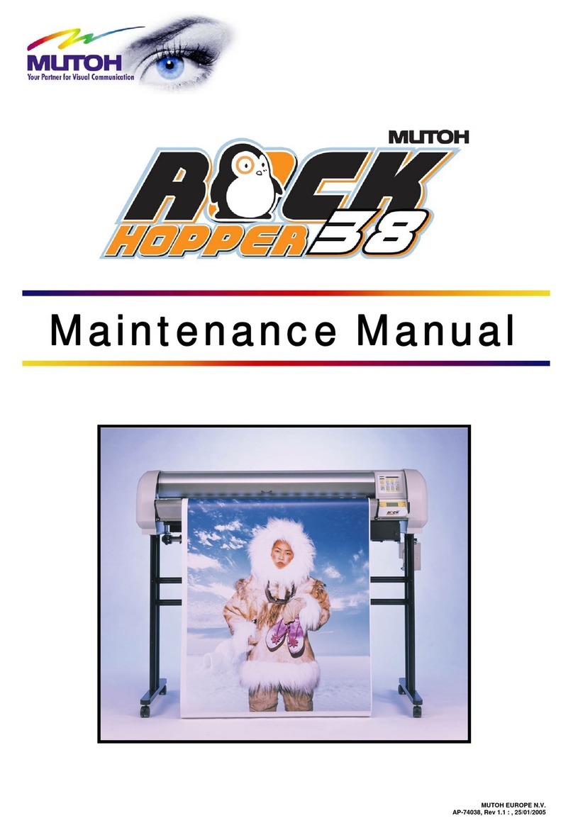 MUTOH Rockhopper 38 User manual