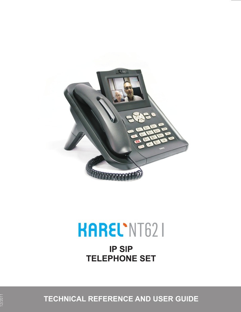 Karel NT62I Use and care manual