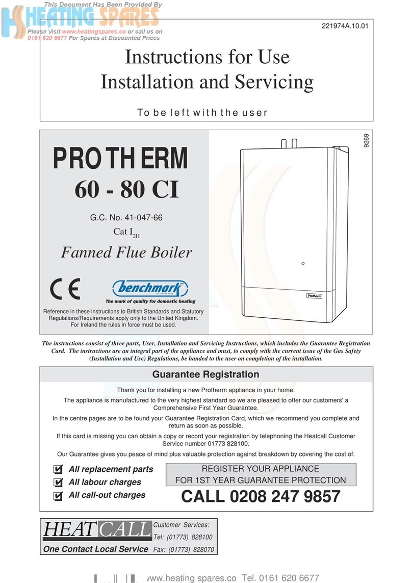 Protherm 60 Instructions for use