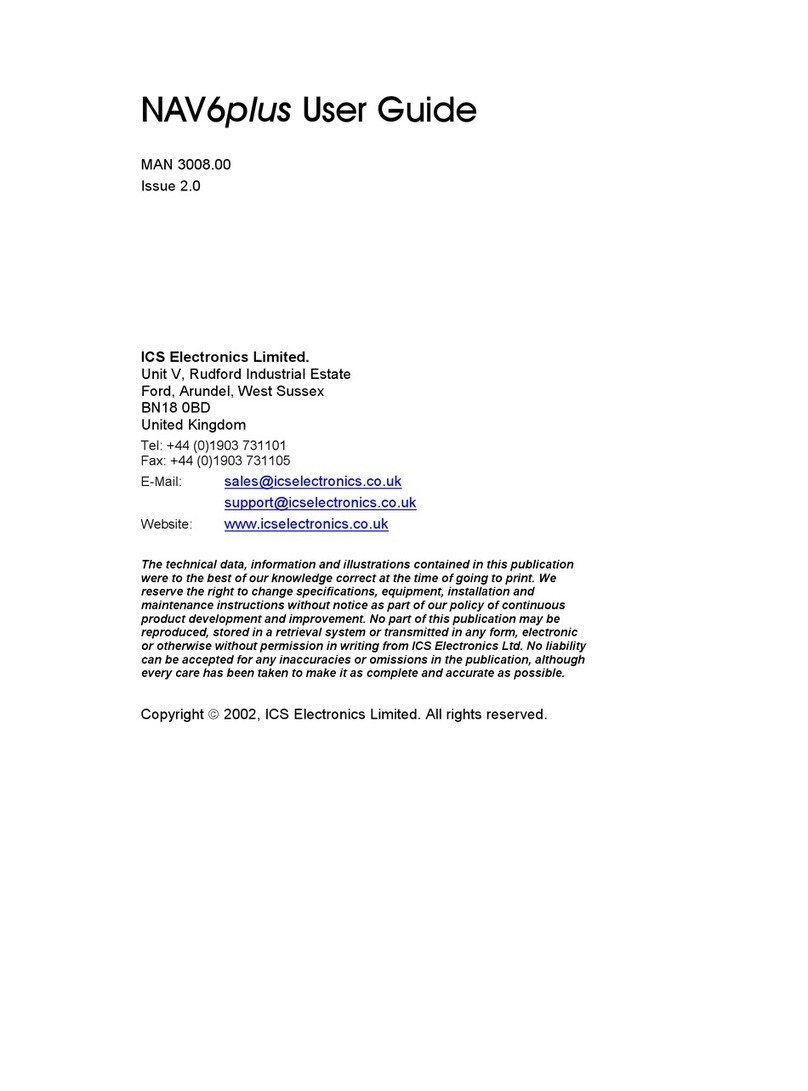 ICS Nav6plus User manual