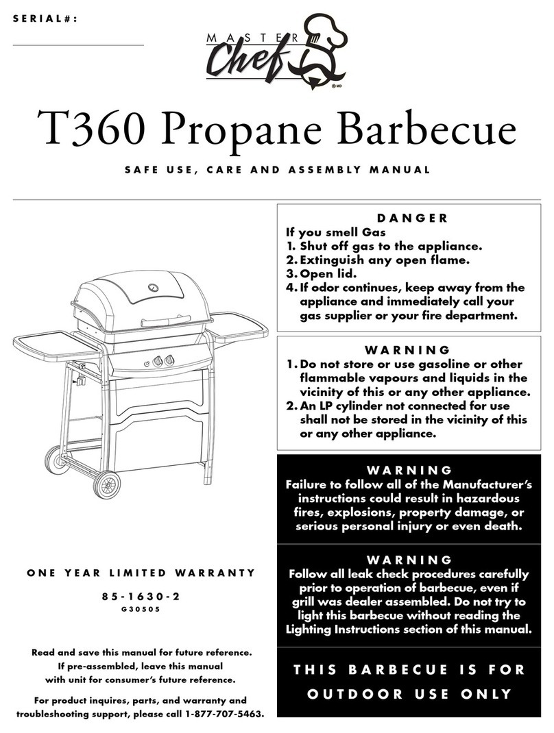 MasterChef T360 Safe use, care and assembly manual
