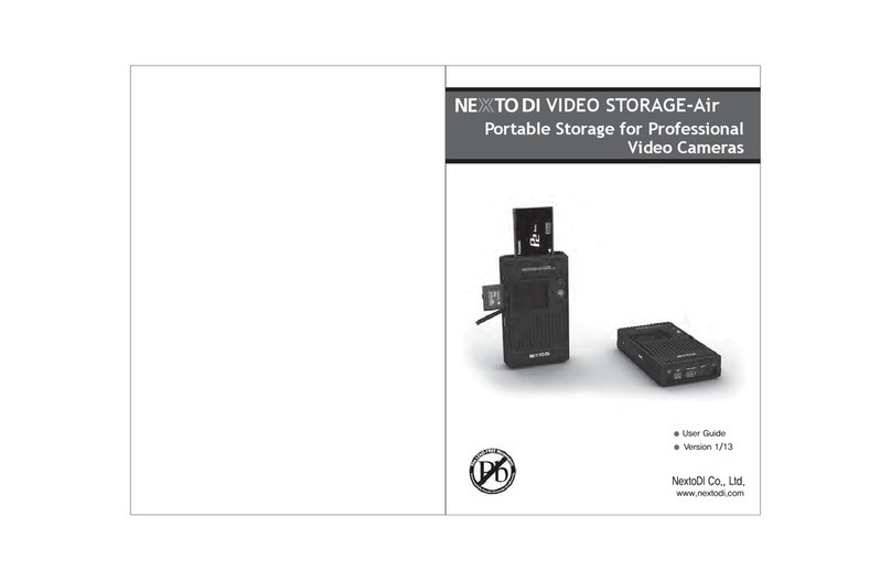 Nexto Di VIDEO STORAGE-Air User manual Nexto Di VIDEO STORAGE-Air User manual