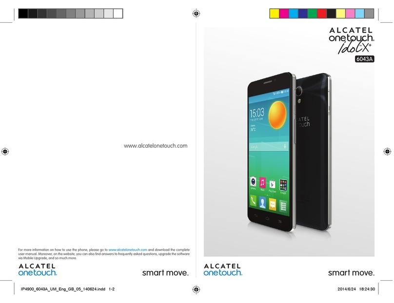 Alcatel onetouch idolX+ 6043A User manual