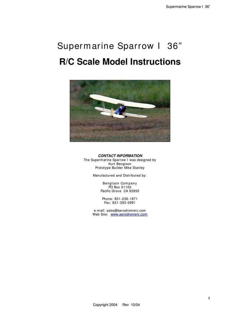 Supermarine Sparrow I 36” instructions Supermarine Sparrow I 36” instructions