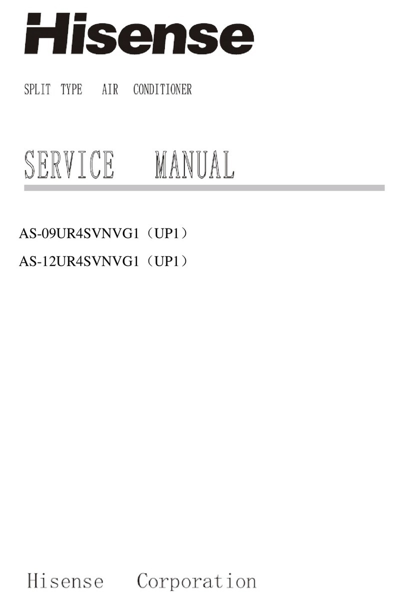 Hisense AS-09UR4SVNVG1 (UP1) User manual