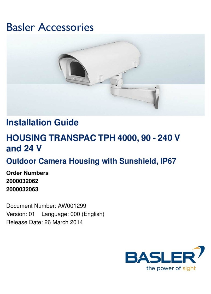 Basler HOUSING TRANSPAC TPH 4000 User manual