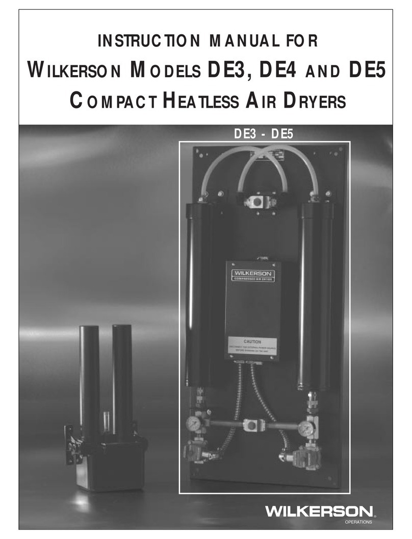 Wilkerson DE3 User manual