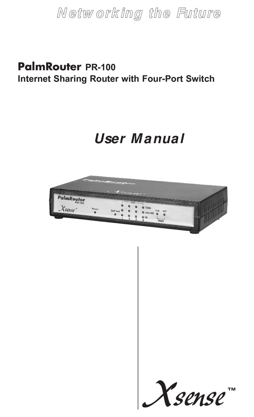 Xsense Connectivity PalmRouter PR-100 user manual