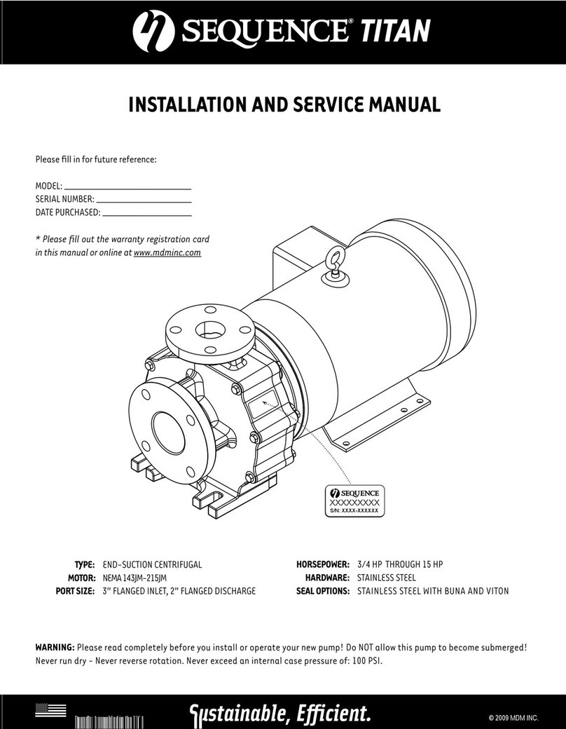 MDM Sequence Titan Installation and service manual