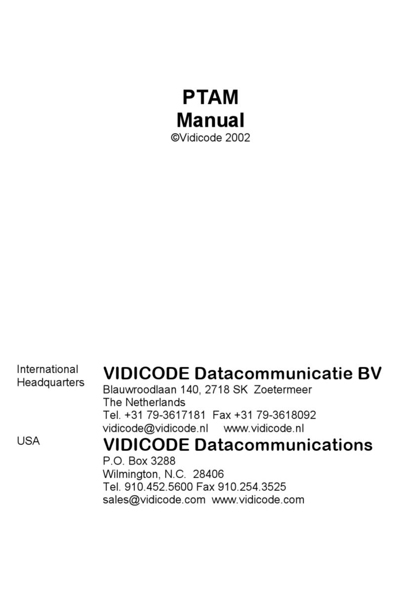 Vidicode PTAM manual