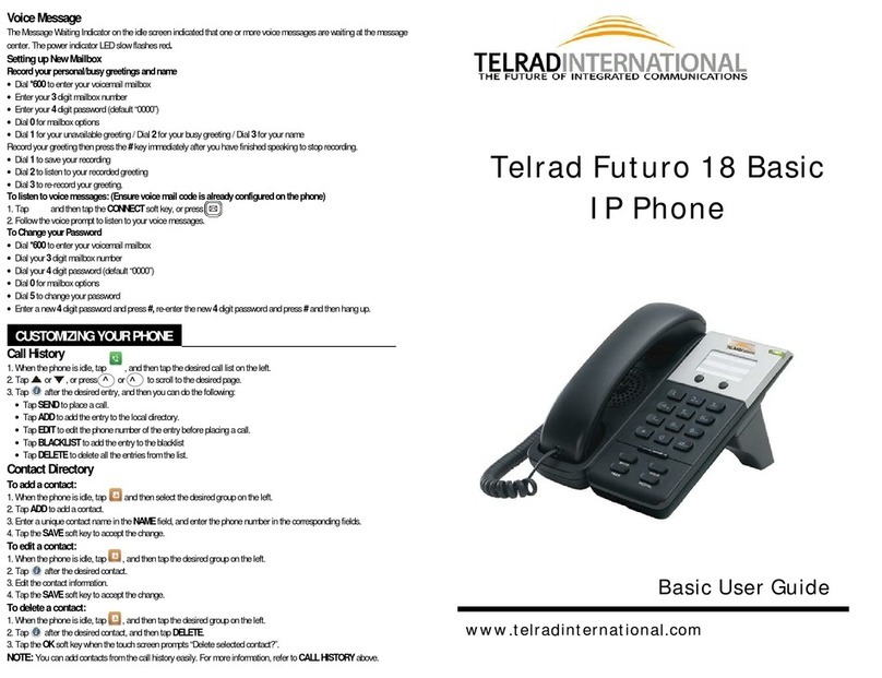 Telrad Futuro 18 Basic Operating and maintenance manual