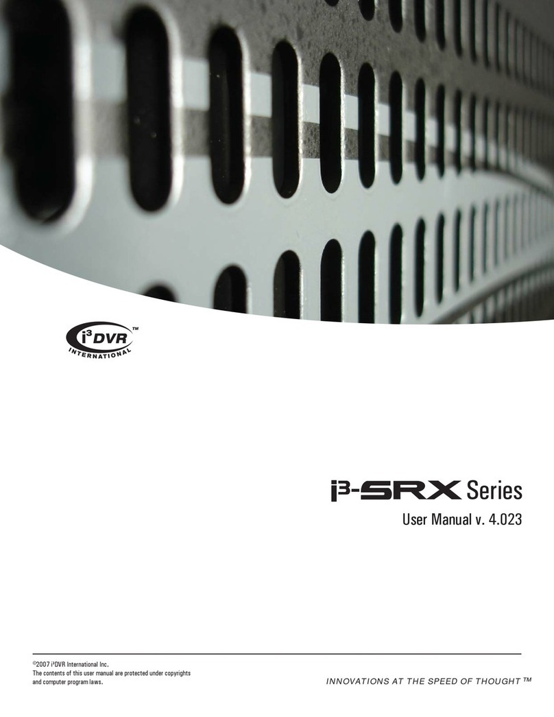 i3DVR International i3-SRX Series user manual