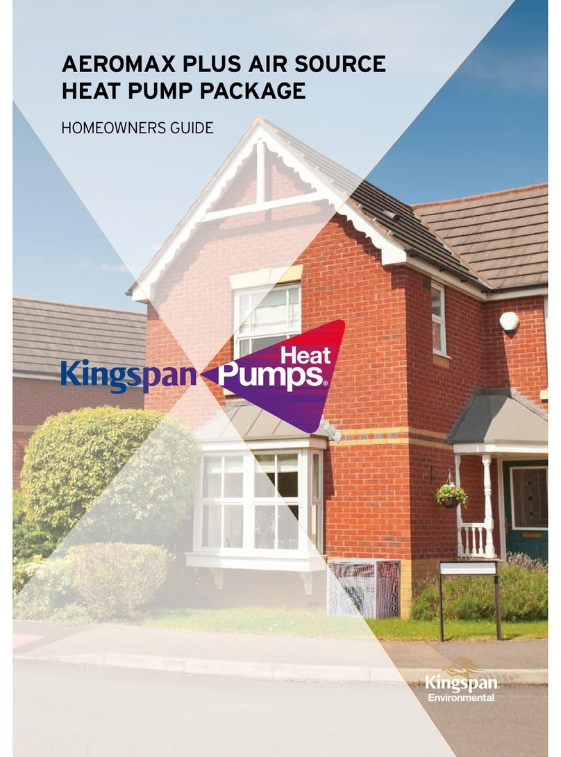 Kingspan AEROMAX PLUS AIR SOURCE HEAT PUMP PACKAGE Homeowner's guide