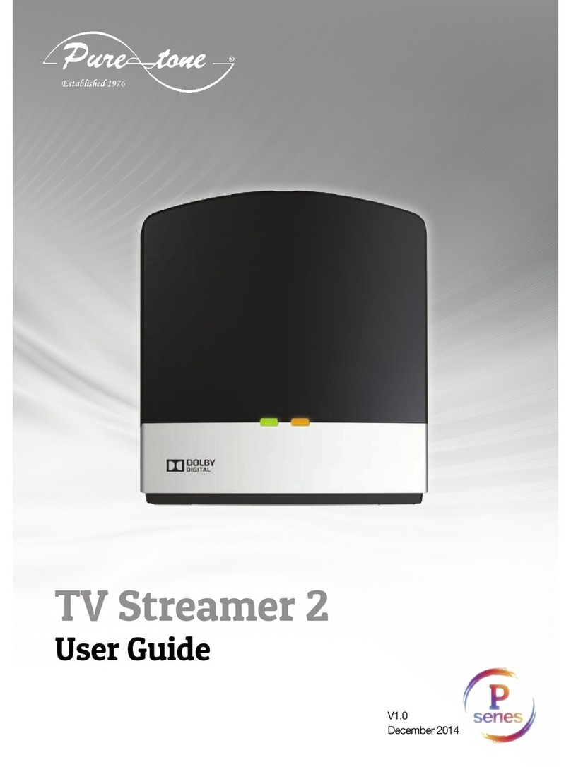 Puretone TV Streamer 2 SAS-3 user guide