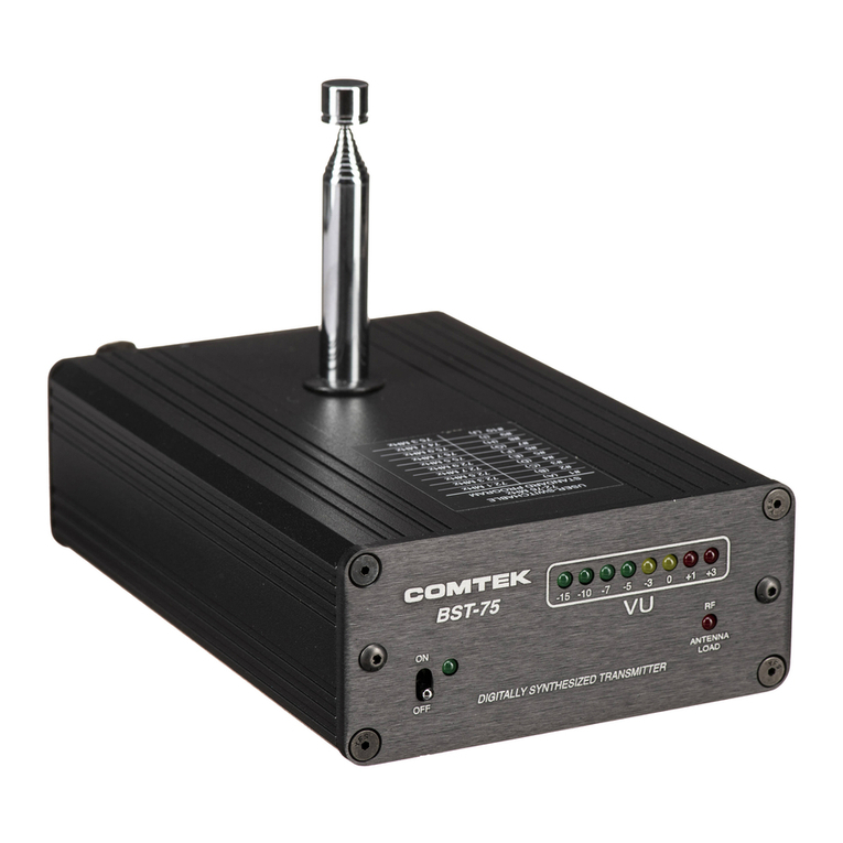 Comtek BST-75 Operator's manual