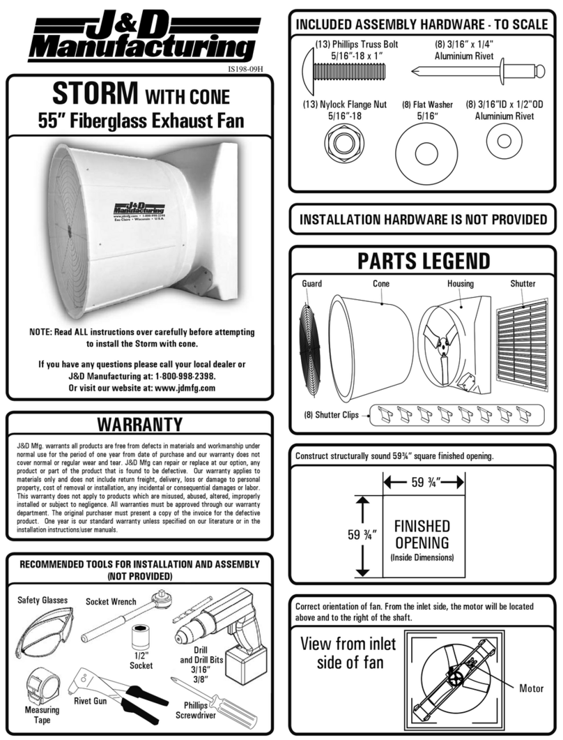 J&D MAnufacturing STORM WITH CONE manual