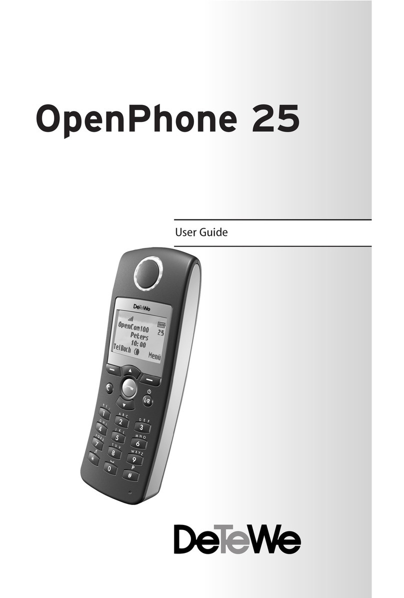 DETEWE OpenPhone 25 user guide