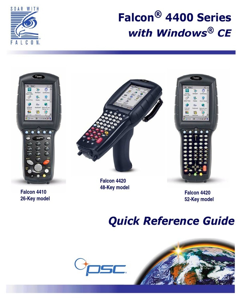 Falcon 4410 26-Key model Quick reference guide