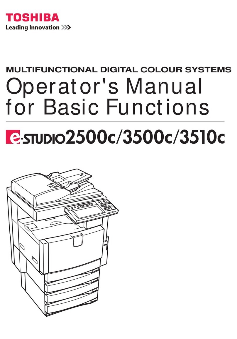 Toshiba e-STUDIO2500c User manual
