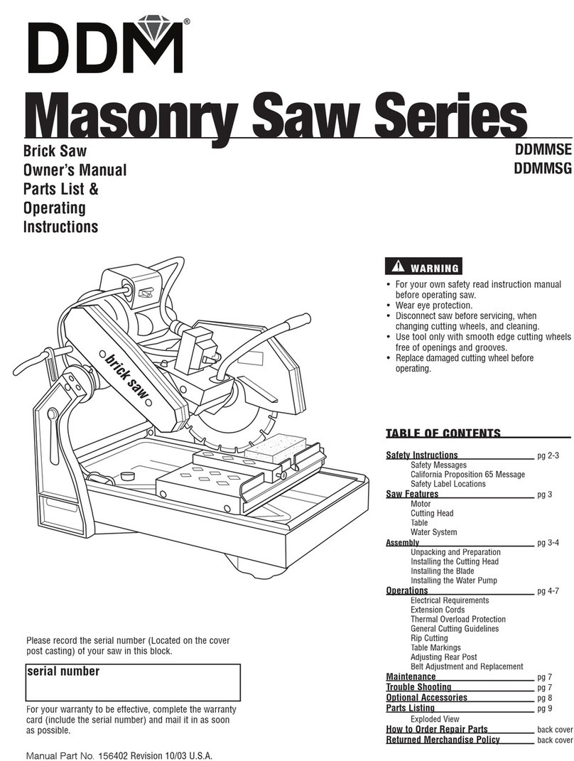 DDM DDMMSE owner's manual