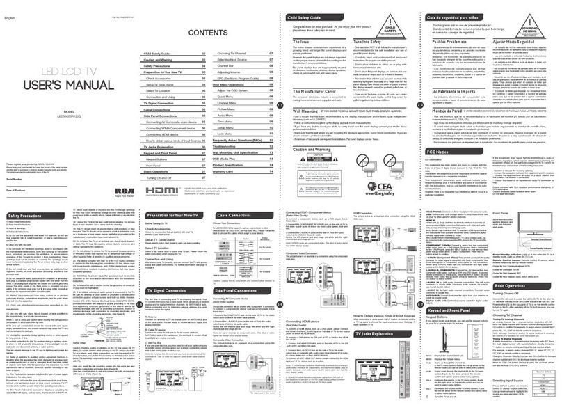 RCA LED55C55R120Q User manual RCA LED55C55R120Q User manual