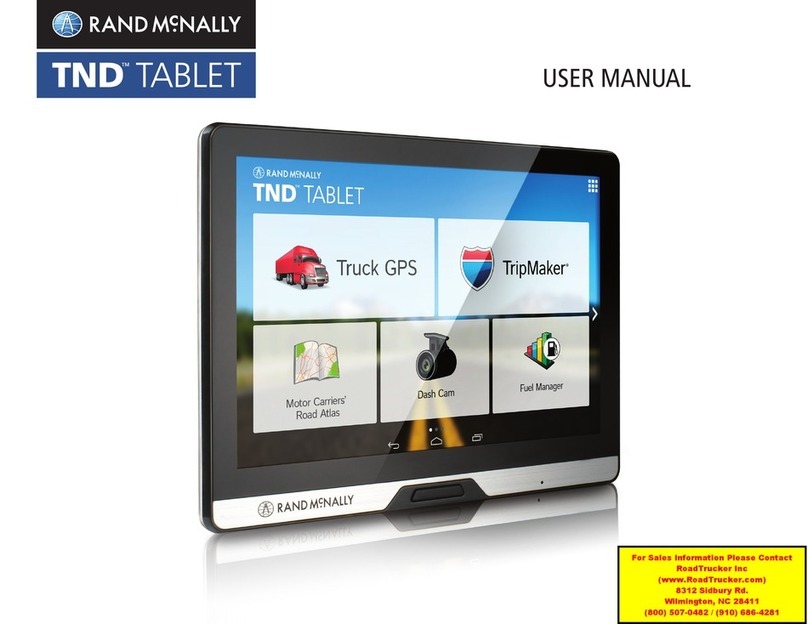 Rand McNally TND user manual
