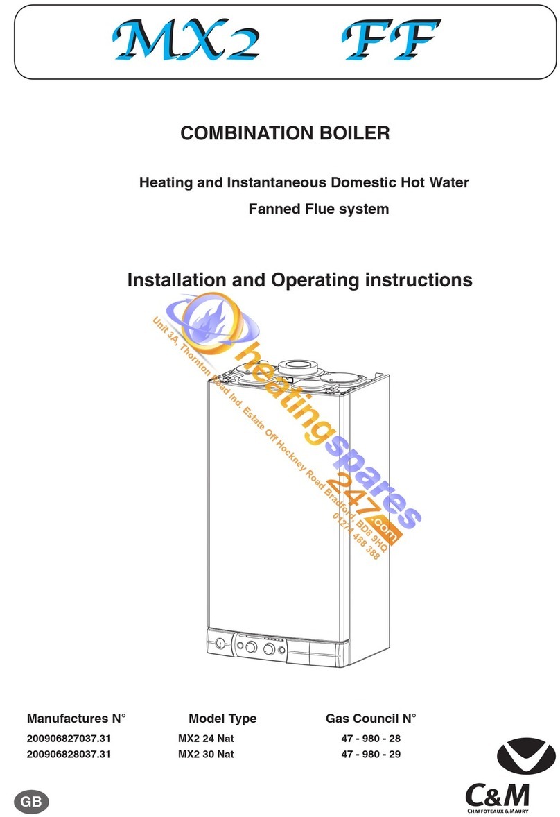 C&M MX2 24 Nat User manual