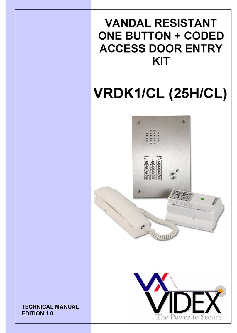 Videx VRDK1/CL User manual