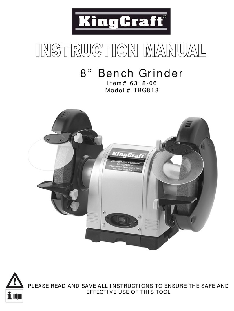 KING CRAFT TBG818 instruction manual