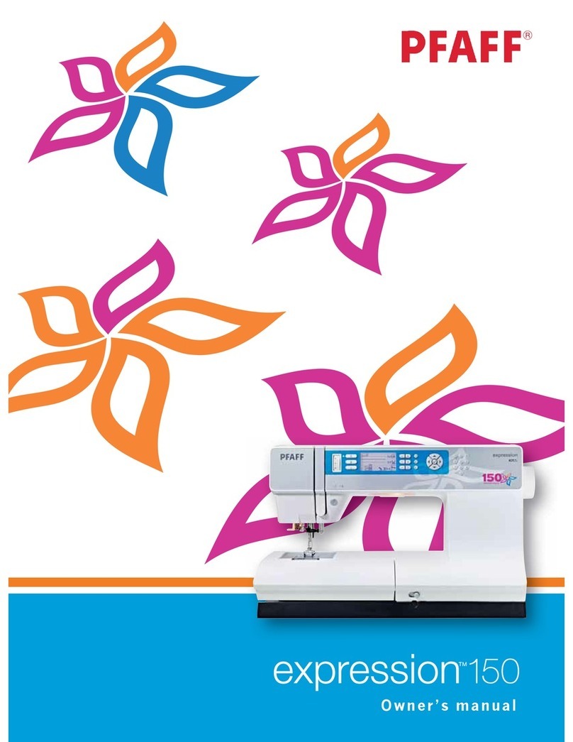 Pfaff expression 150 User manual Pfaff expression 150 User manual