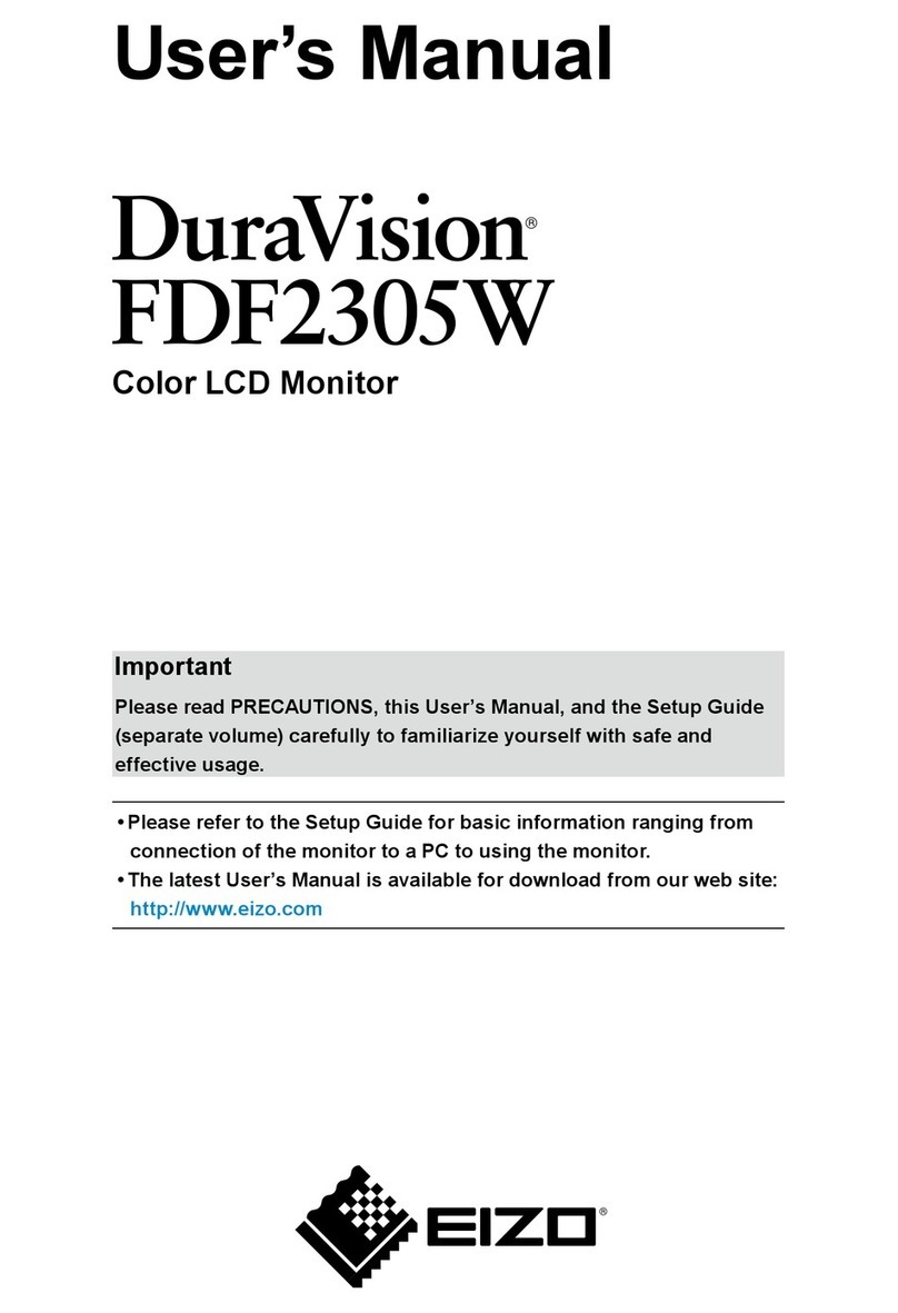 Eizo DuraVision FDF2305W User manual