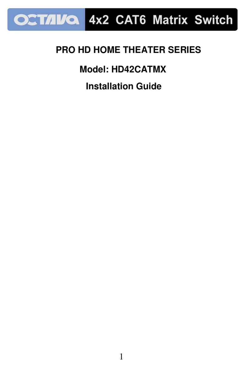 Octava HD42CATMX User manual