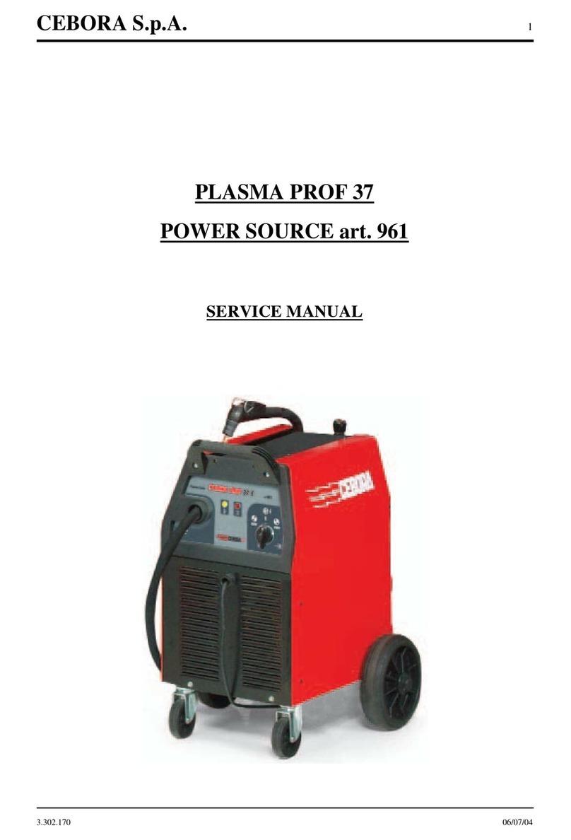 Cebora 961 Service manual