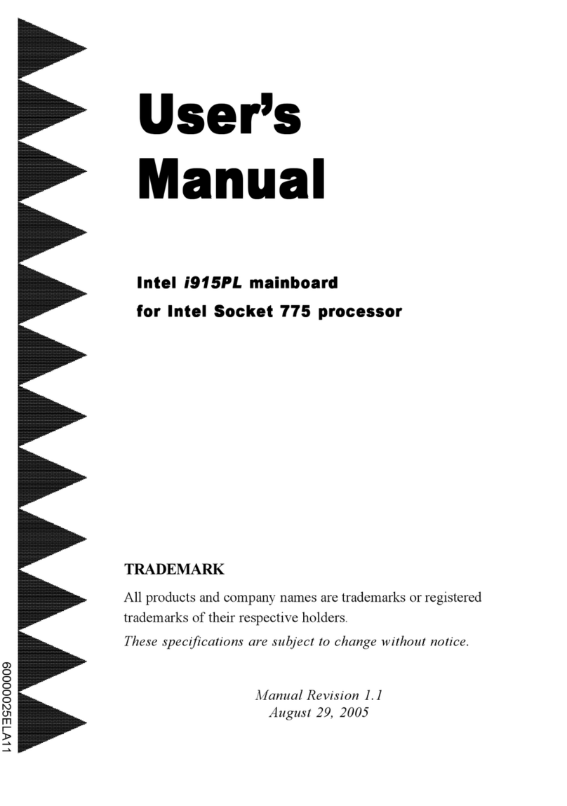 Intel i915PL User manual