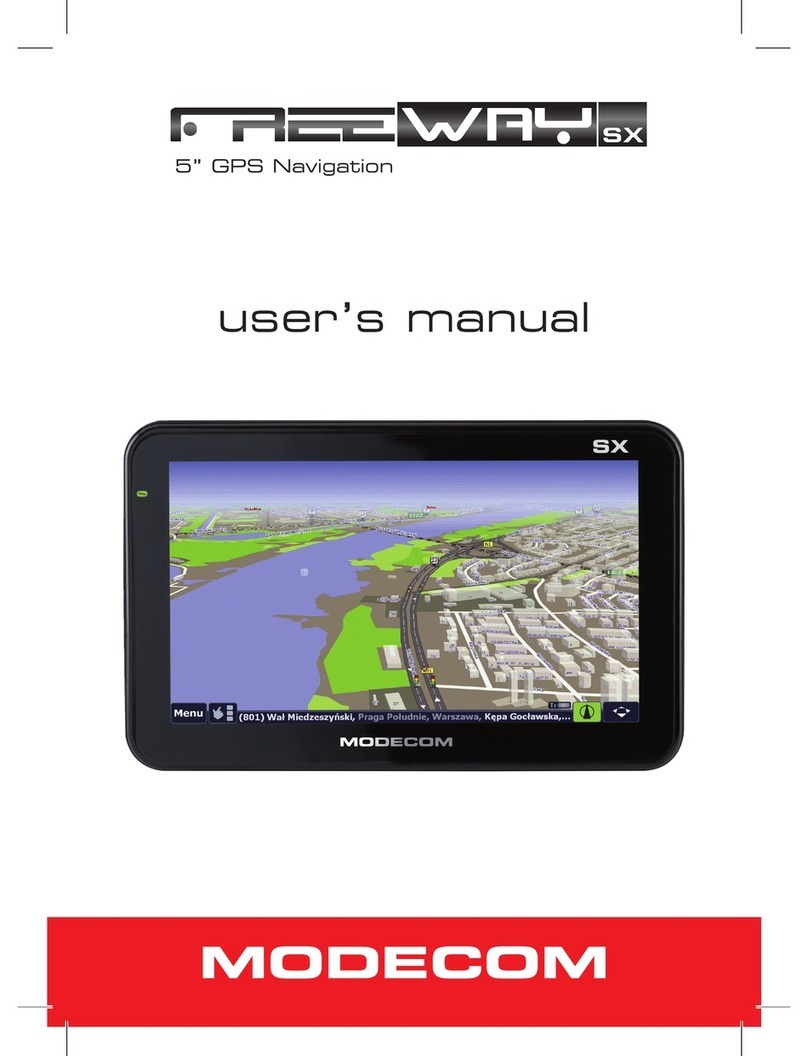 Modecom FreeWay SX user manual