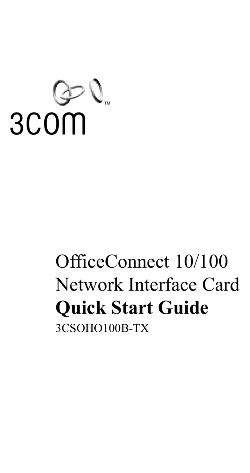 3Com 3CSOHO100B-TX quick start guide