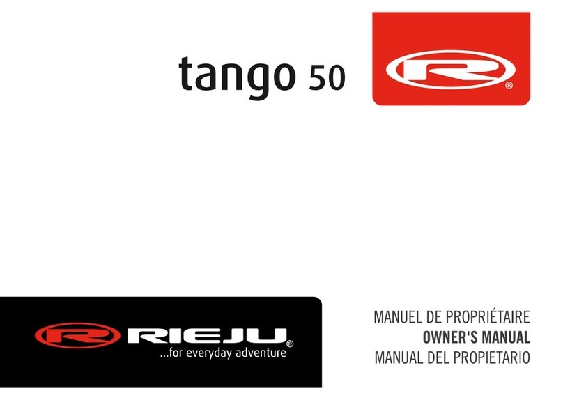 RIEJU tango 50 owner's manual