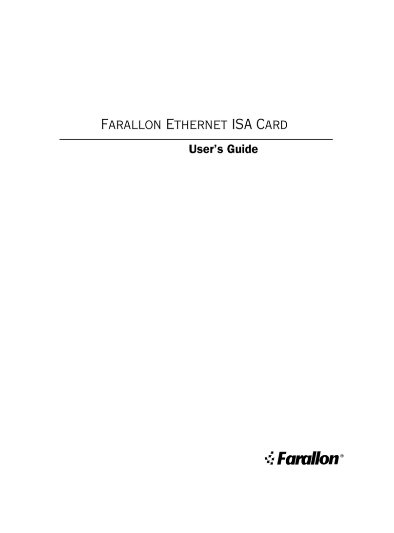 Farallon Ethernet ISA Card user guide