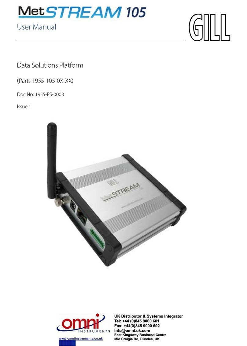 Gill Instruments MetStream 105 user manual
