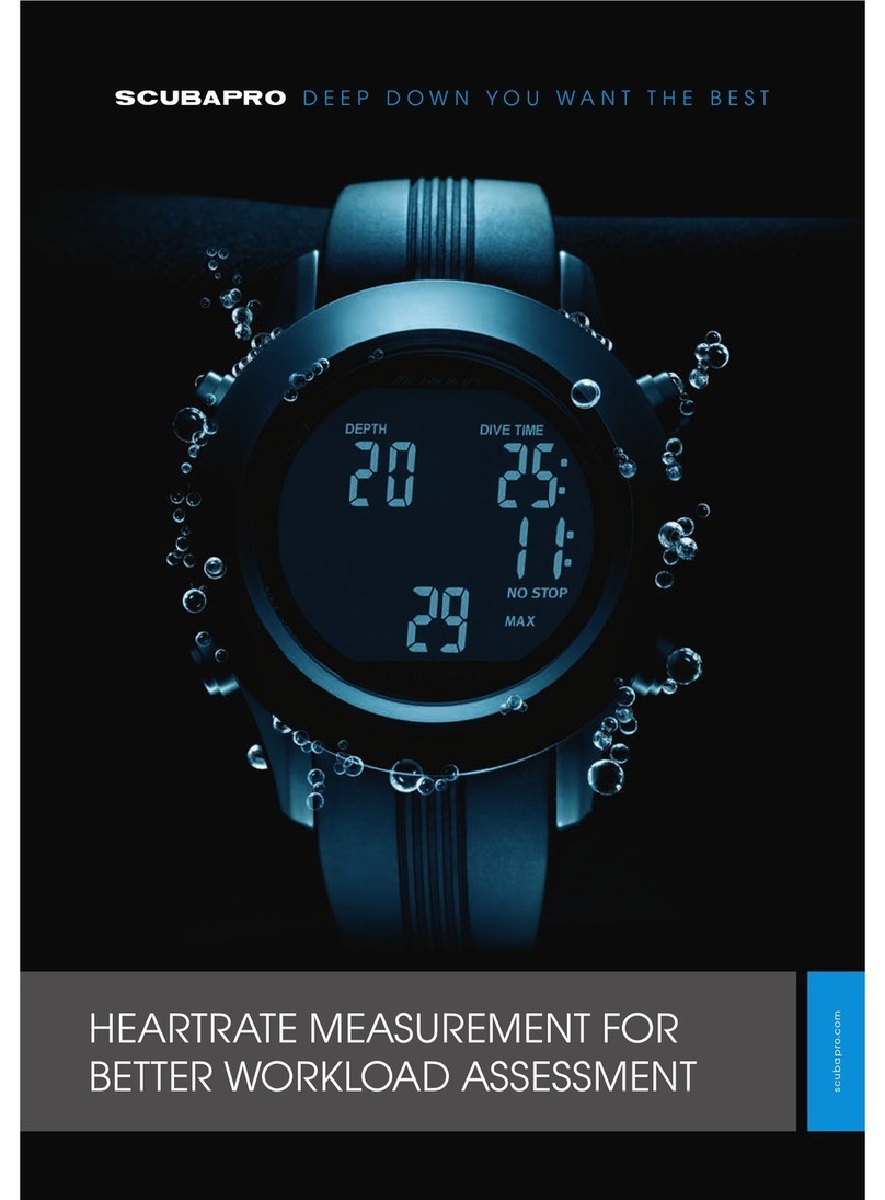 SCUBAPRO-UWATEC HEARTRATE MEASUREMENT User manual SCUBAPRO-UWATEC HEARTRATE MEASUREMENT User manual