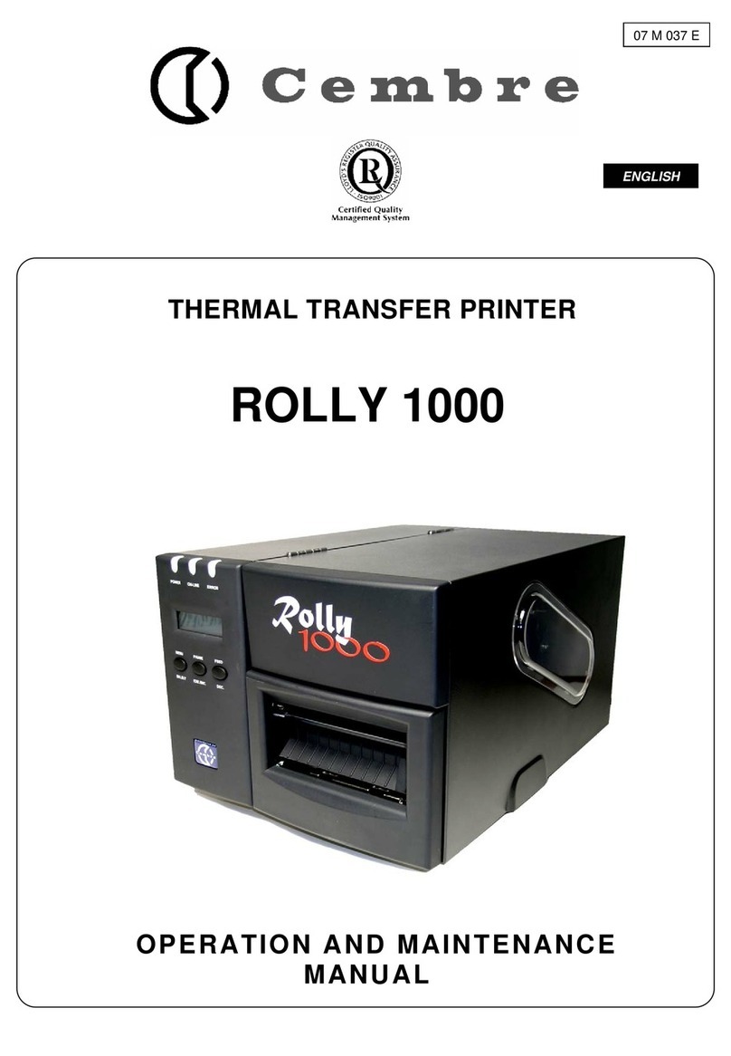 Cembre Rolly 1000 User manual Cembre Rolly 1000 User manual
