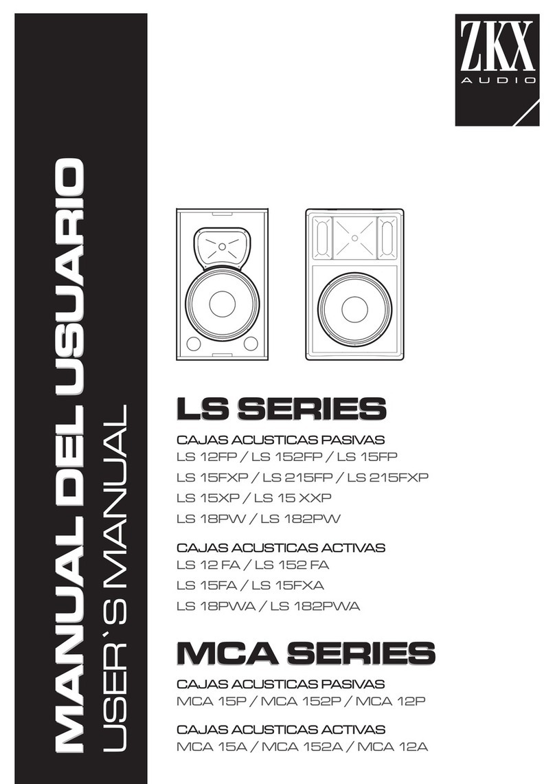 ZKX Audio MCA 12A user manual