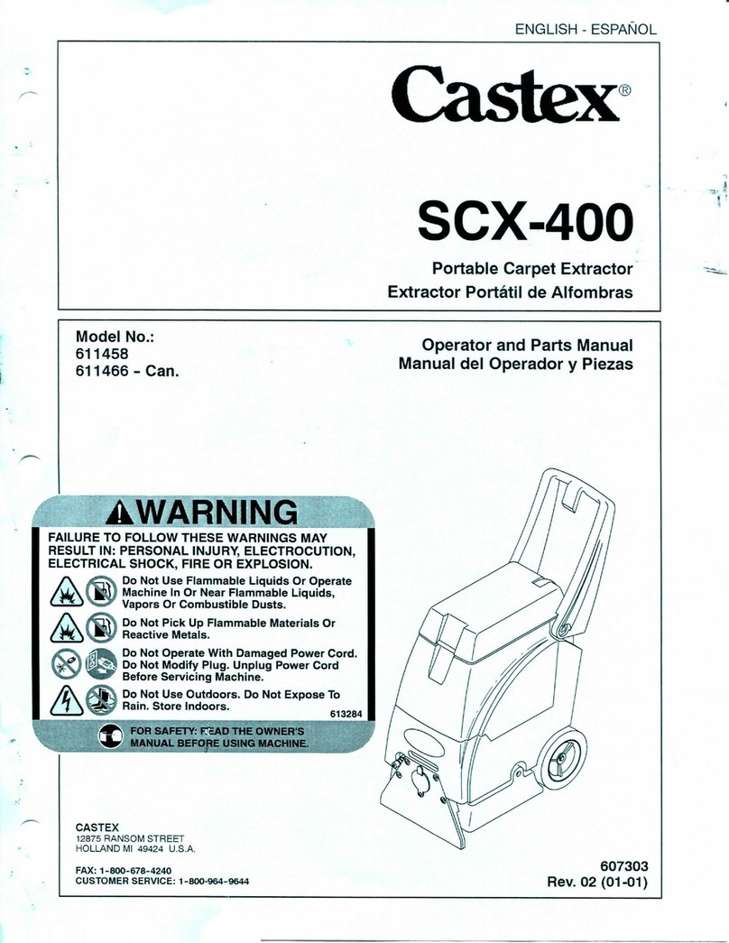 Castex SCX-400 611458 Product manual