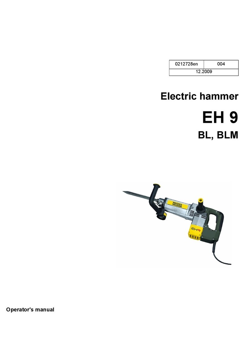 Wacker Neuson EH 9 BL M Operator's manual