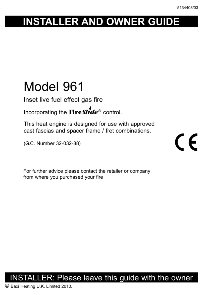 Baxi 961 Instructions for use Baxi 961 Instructions for use