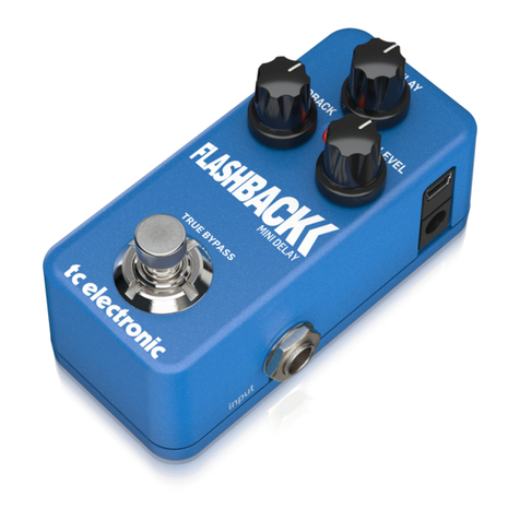 TC Electronic Flashback Mini Delay User manual