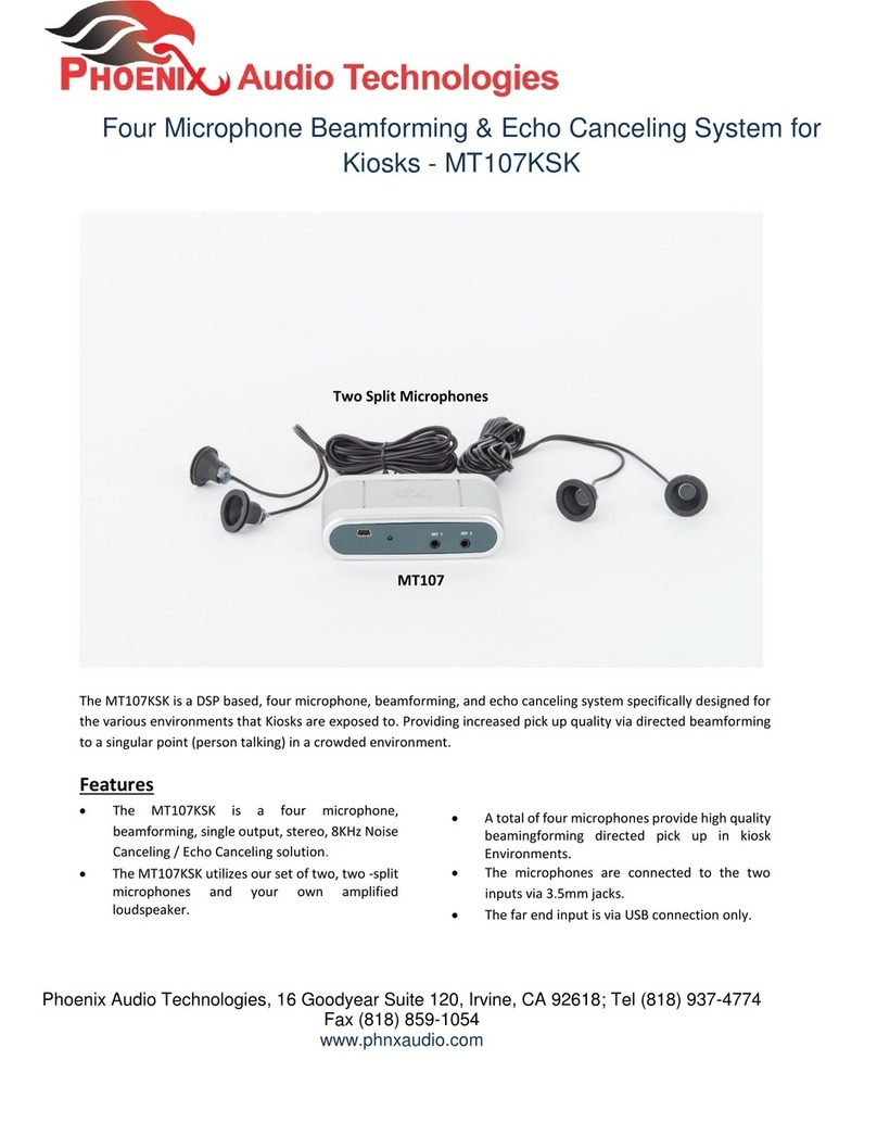 Pheonix Kiosks MT107KSK user guide