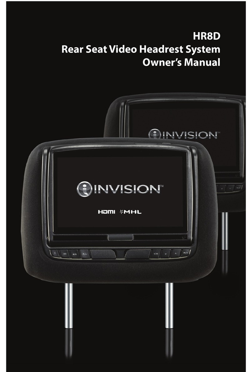 Voxx Invision HR8D User manual